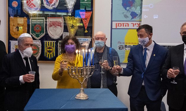 Maccabi Tel Aviv Illuminates the Memory of the Jewish Community of Northern Macedonia