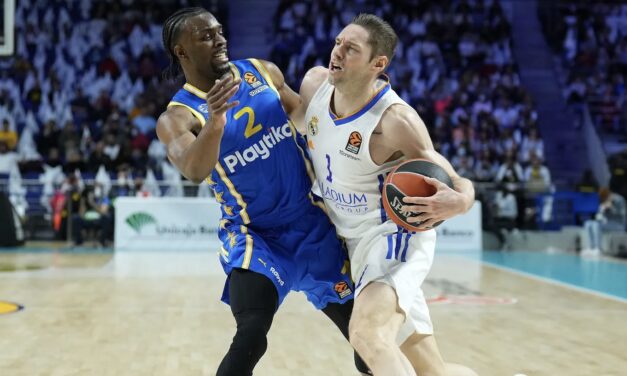 Real Madrid takes game one 84-74 over Maccabi Tel Aviv in 3-point fest