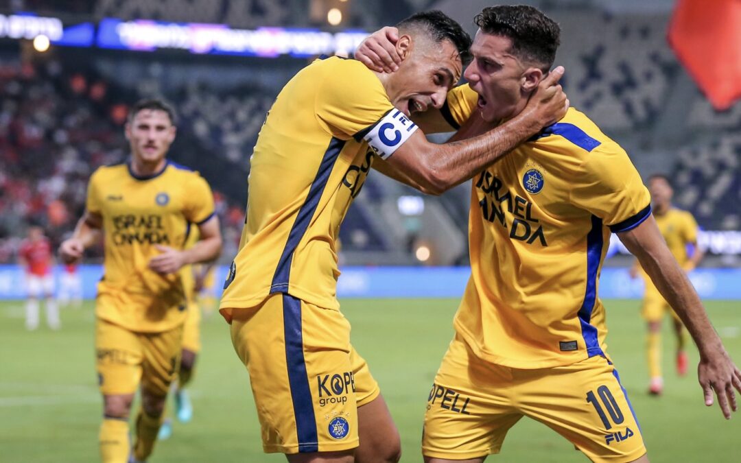 Maccabi paints Tel Aviv Yellow & Blue after derby drubbing of Hapoel
