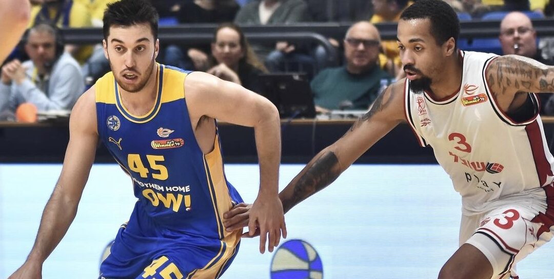 As basketball returns to Yad Eliyahu, Maccabi Tel Aviv’s Israeli only contingent not enough for Hapoel Haifa