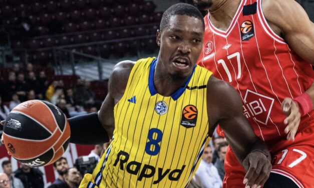 Maccabi takes Tel Aviv Derby 103-90 over Hapoel to pick up first Euroleague win