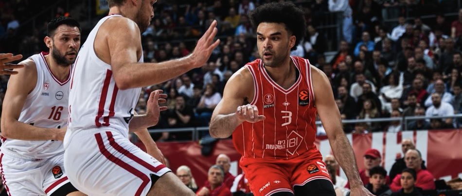 Hapoel Tel Aviv come up short against Olympiacos 89-85, Maccabi Tel Aviv falls to Paris 113-80