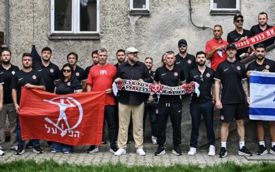 More than football: Hapoel Tel Aviv club officials visit Auschwitz-Birkenau ahead of Conference League match