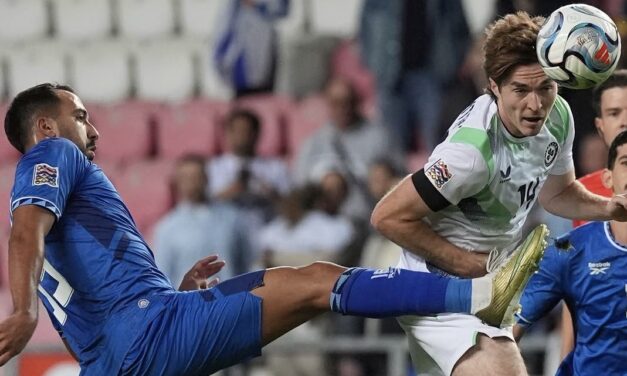 Israel falls 3-0 to Ireland in Nations League play